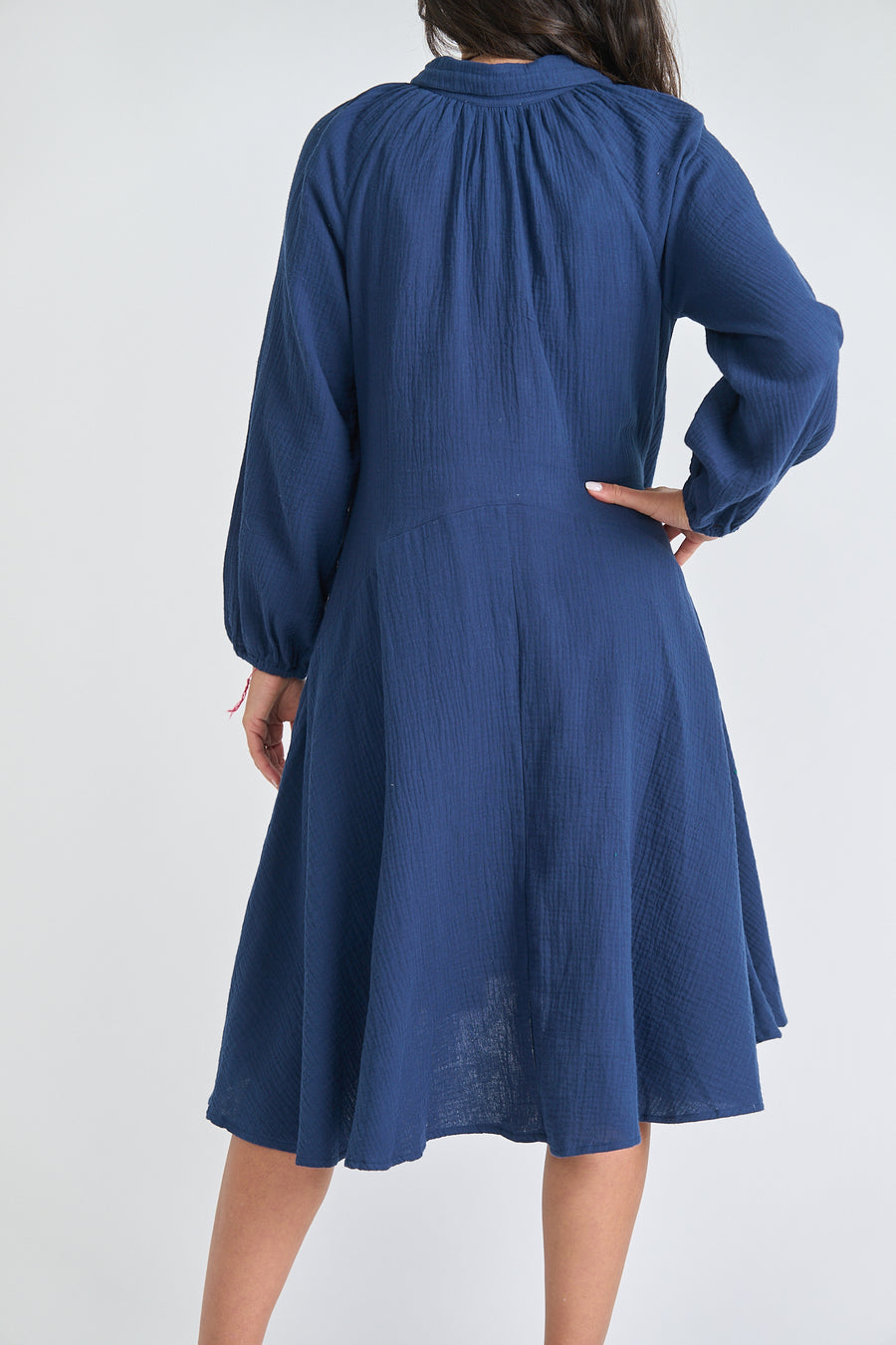 AINSLEY DRESS (STORMY NAVY)